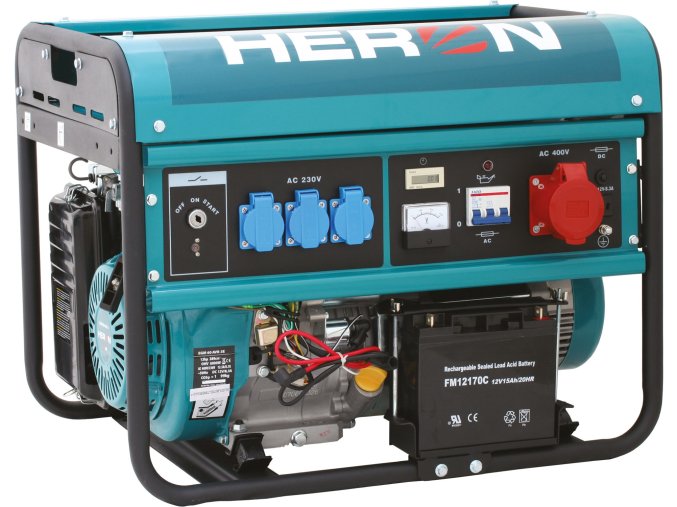 Elektrocentrála benzínová 13HP/6,0kW (400V) 2,2kW (230V), elektrický start
