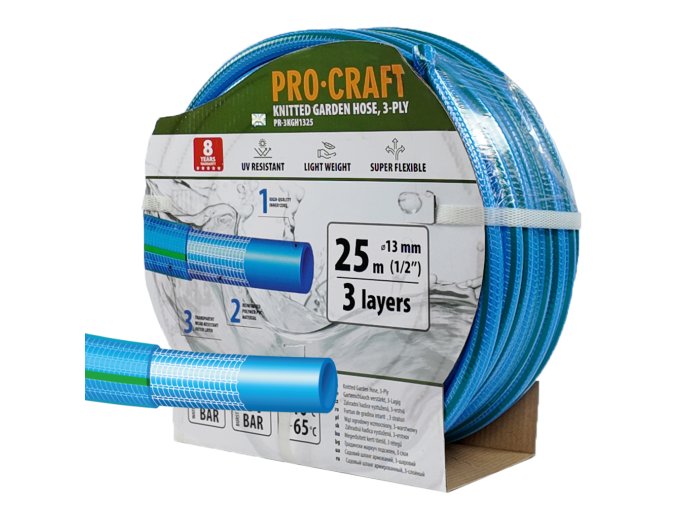 5864 zahradni hadice procraft pr 3kgh1325 3 vrstvy 12 25m pr 3kgh1325