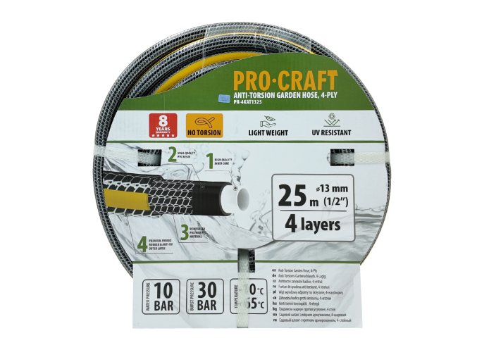 6001 cerno zluta zahradni hadici procraft pr 4kat1325 pr 4kat1325