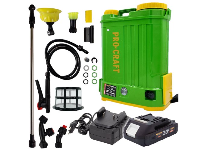 6226 aku postrikovac procraft as20 12 sada s baterii 20v 2ah a nabijeckou sas20 1220 2a20 1