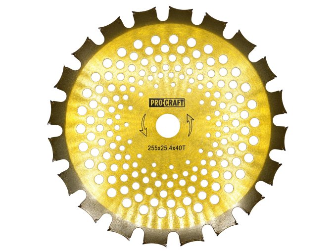6982 nuz krovinorezu kotouc d255254 40t oboustranny gold procraft np 2g