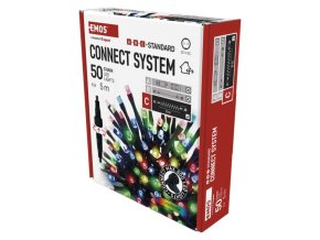 Standard LED spojovací vánoční řetěz, 5 m, venkovní i vnitřní, multicolor
