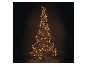 LED svítící stromek, 180 cm, venkovní i vnitřní, teplá bílá