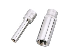 HONITON Hlavice nástrčná TRX-E 1/4" | E7 prodloužená