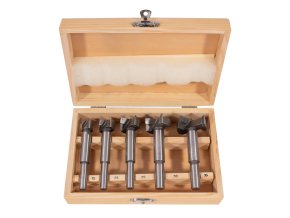 STAVTOOL Sada sukovníků do dřeva s SK plátky 5 dílů | 15-35 mm, dřevěný box