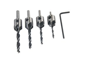 STAVTOOL Sada vrtáků do dřeva se záhlubníkem 4 díly | 3-6 mm, blistrový obal