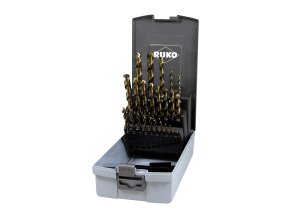 RUKO Sada vrtáků do kovu cobalt HSSE-Co 5 Type VA 24 dílů | 1-10,5 mm, plastový box