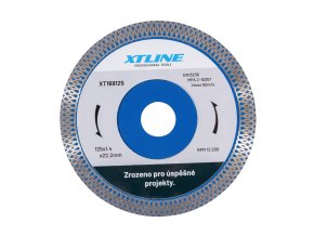 XTLINE Kotouč diamantový turbo | 125x1,4x10x22,2 mm