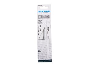 XTLINE Pilové plátky mečové HCS | 152x19x1,27 mm, 6 Tpi (1bal/5ks)