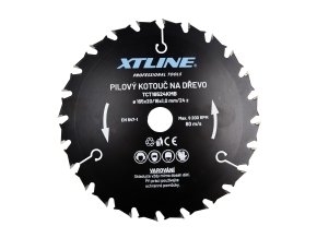 XTLINE Kotouč pilový s SK plátky - kombinovaný | 165x1,0x20 mm, 24 zubů