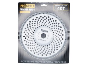 6987 nuz krovinorezu kotouc d255254 40t zaobleny procraft np 1