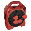 Venk. prodl. kabel na bubnu 20 m / 4 zás. / guma / 230 V / 1,5 mm2 s LED reflektorem