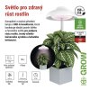 LED GROW pěstební lampa 5 W, časovač, bílá