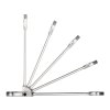 klíč ráčnový očkoplochý s kloubem, 72 zubů, 12mm, L 174mm