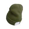 čepice s čelovkou 4x45lm, USB nabíjení, tmavě zelená, univerzální velikost, 73% acryl a 27% polyester