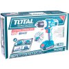 vrtací šroubovák aku, 20V Li-ion (2x), 2000mAh, v tašce, sada 47ks