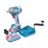 Utahovák rázový AKU 1/2", brushless, 400Nm, 20 V Li-ion  (2x), industrial