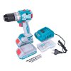 Vrtací šroubovák AKU s příklepem, brushless, 20V Li-ion (2x), industrial