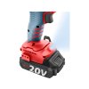 vrtací šroubovák aku s příklepem SHARE20V, BRUSHLESS, 2Ah (2×)