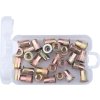 matice nýtovací ocelové, sada 30ks, M6x14mm