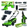 6574 procraft zahradni aku sada naradi 20v 5dilu 2 x baterie 40ah s nabijeckou gardenset
