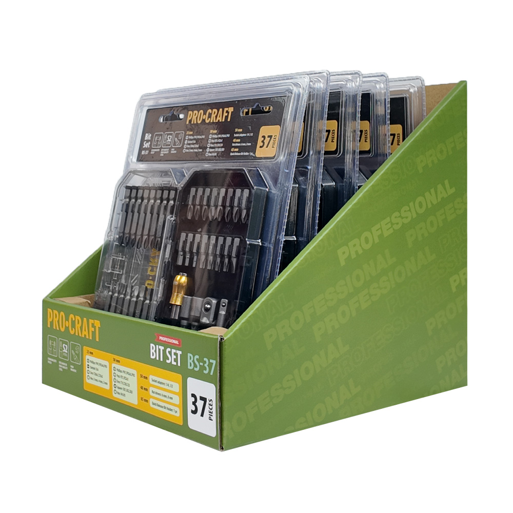 37-dielna sada bitov Procraft BS-37, S2 | BS-37