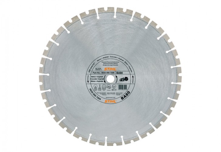 STIHL Diamantový rozbrusovací kotúč - Tvrdé horniny/betón (SB) - 300 mm, D-SB80