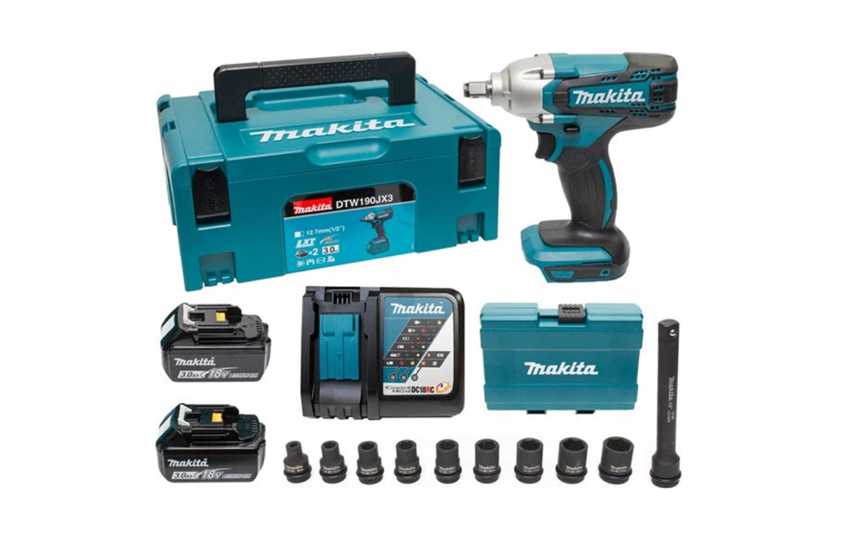 Makita DTW190J3X - AKU rázový uťahovák