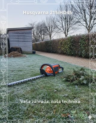 Chcete ľahké, presné a bezkáblové strihanie živého plota, aj keď ide o hrubšie vetvy? HUSQVARNA 215IHD45 S AKUMULÁTOROM A...