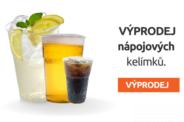 Výprodej nápojových kelímků