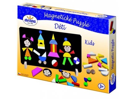 6 Magnetické puzzle Děti