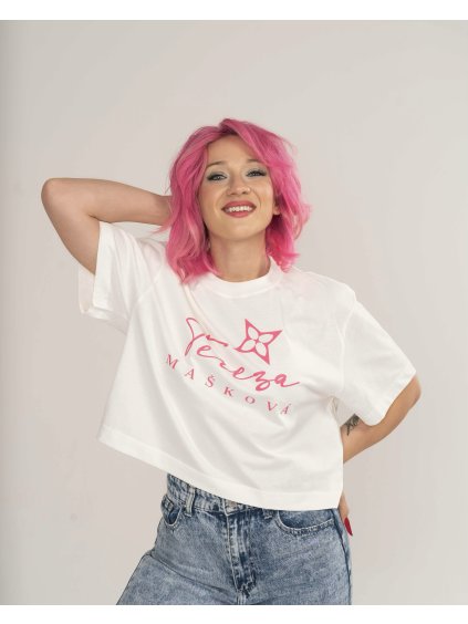 crop top biely (+Terka)