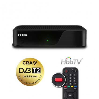 TESLA HYbbRID TV T200 - DVB‒T2 H.265 (HEVC) přijímač s HbbTV