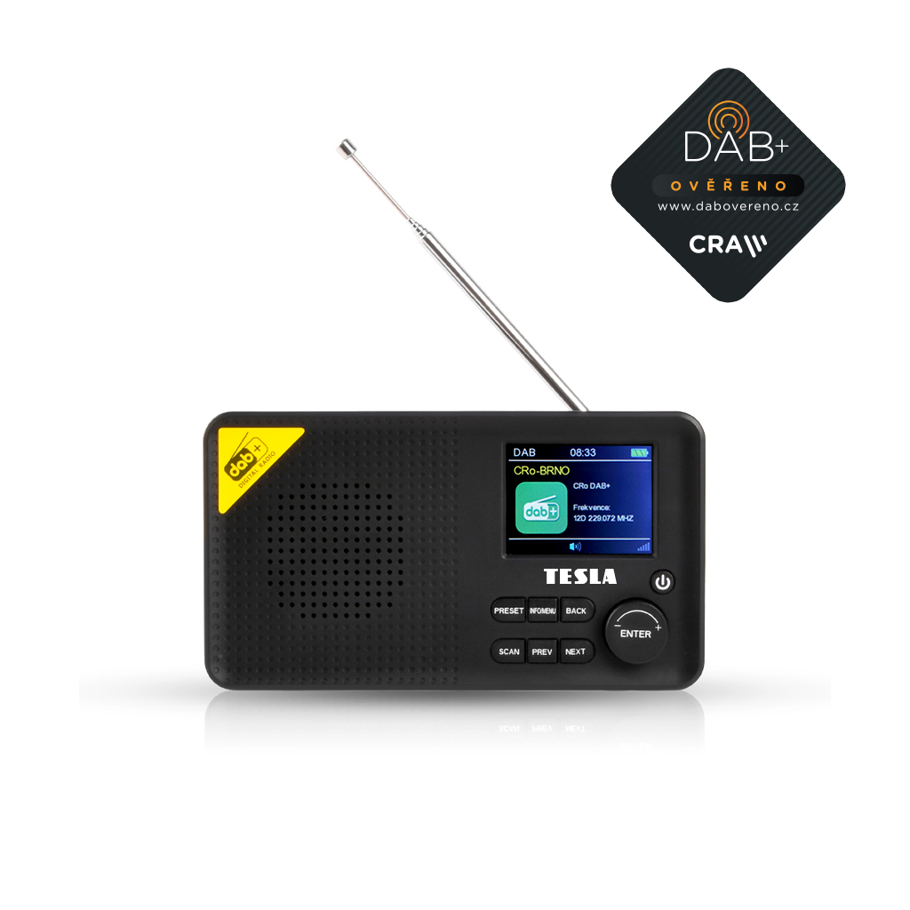 Levně TESLA Sound DAB65 - rádio s DAB+ certifikací