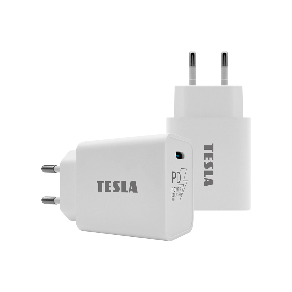 Levně TESLA Power Charger T100 - rychlonabíječka 20 W PD 3.0/PPS (bílá barva)