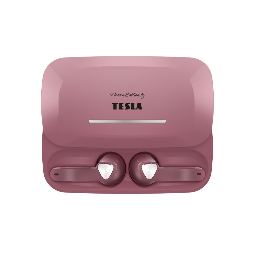 Levně TESLA Sound EB20 - bezdrátová Bluetooth sluchátka (Pearl Pink)