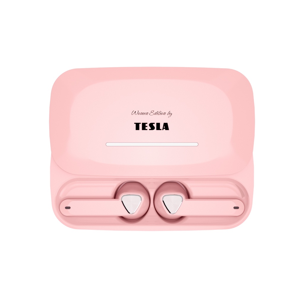 Levně TESLA Sound EB20 - bezdrátová Bluetooth sluchátka (Blossom Pink)