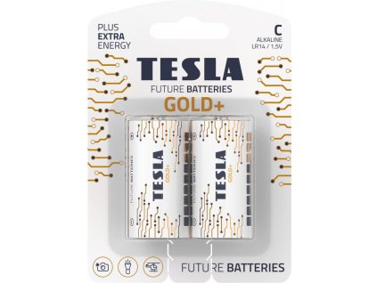 tesla gold alkalicka baterie c lr14 maly monoclanek blister 2 ks 12140220