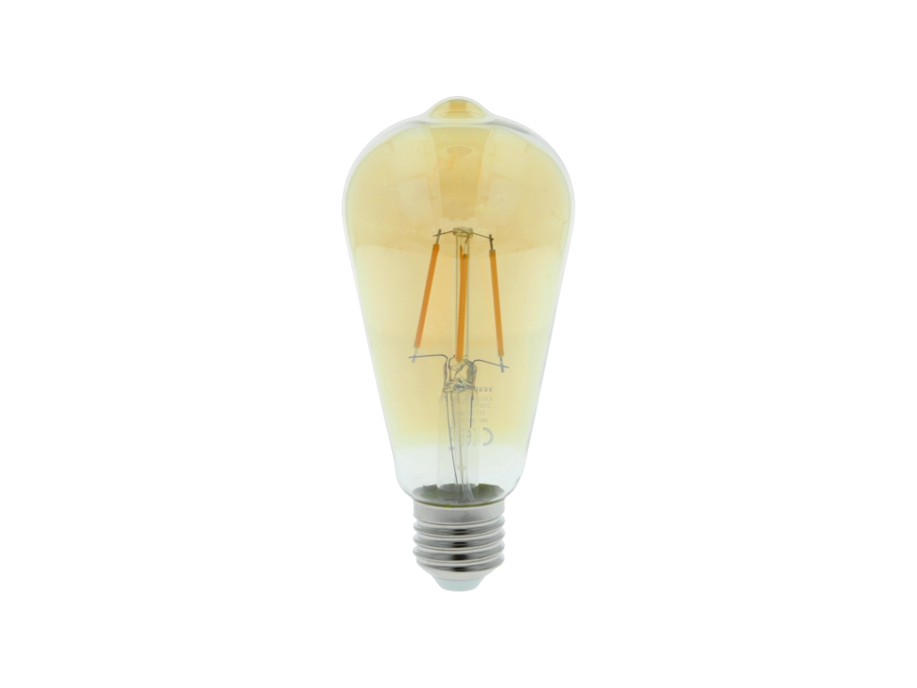 LED žárovka CONE BULB VINTAGE, E27, 4,2W, 230V, 380lm, 2400K, 360st, zlatá