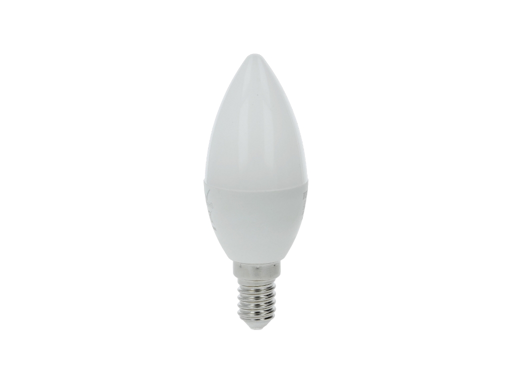 LED žárovka CANDLE svíčka, E14, 6W, 230V, 500lm, 25 000h, 4000K denní bílá, 220st