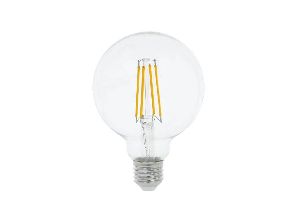 LED žárovka FILAMENT RETRO GLOBE, E27, 9W, 230V, 1055lm,25 000h, 2700K teplá bílá, 360st,čir
