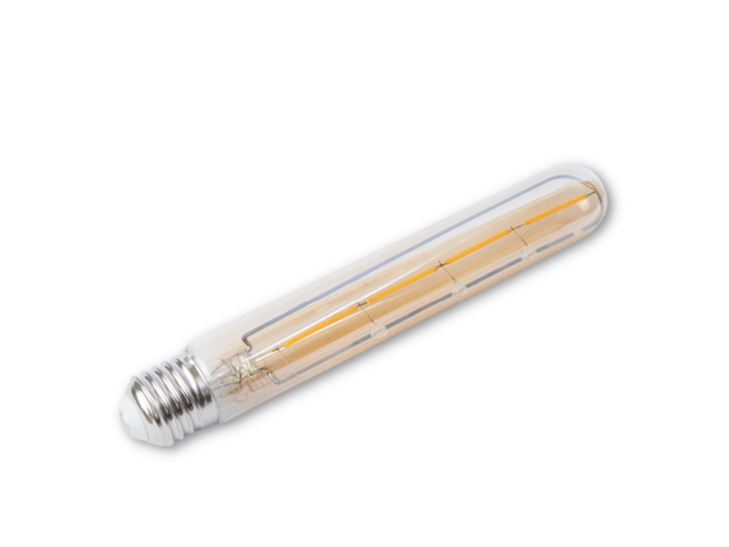 LED žárovka TUBE VINTAGE, E27, 4,2W, 230V, 380lm, 2400K, 360st, zlatá