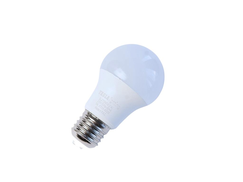 LED žárovka BULB, E27, 5W, 230V, 500lm, 25 000h, 4000K denní bílá, 220st