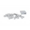 Tesla - dekorativní řetěz Kolíčky, 10LED, warm white