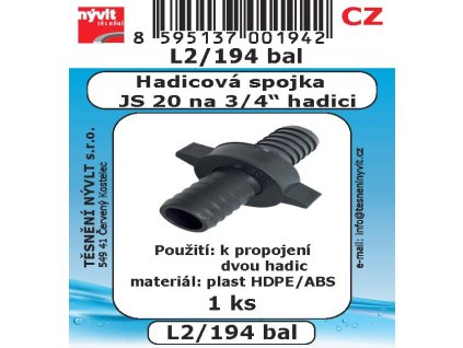 L2/194BAL SADA hadice JS20 spojka1ks