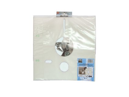 G4/3374  Sada 9 ks izolační deska k záv WC 420x400x4 +kryt chrom