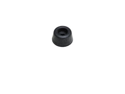 K2/167B  Zarážka pod přístroje pryž černá 19x10mm
