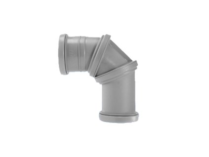 R/4170  Uni přestavitelný oblouk (koleno) 2 hrdla 0°-90° DOPRODE