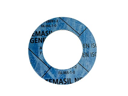 přírubové těsnění DN200 PN  25  síla 2mm TEMASIL 220x283x2