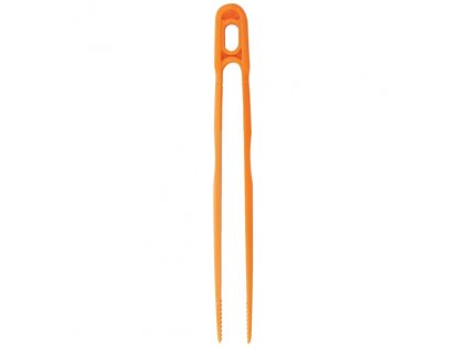 K6/4934 Pinzeta na vaření silikon 30cm vyztužená kovem oranžová